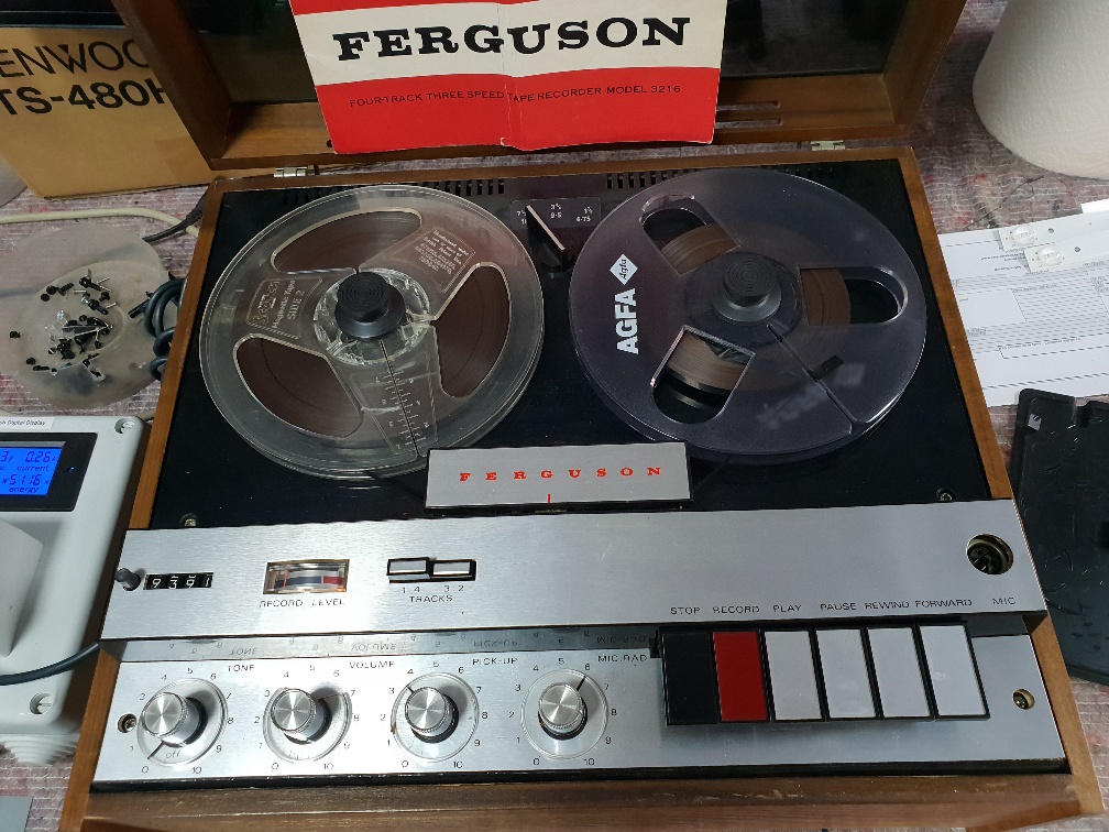 Ferguson 3216 1960s reel to reel tape recorder
